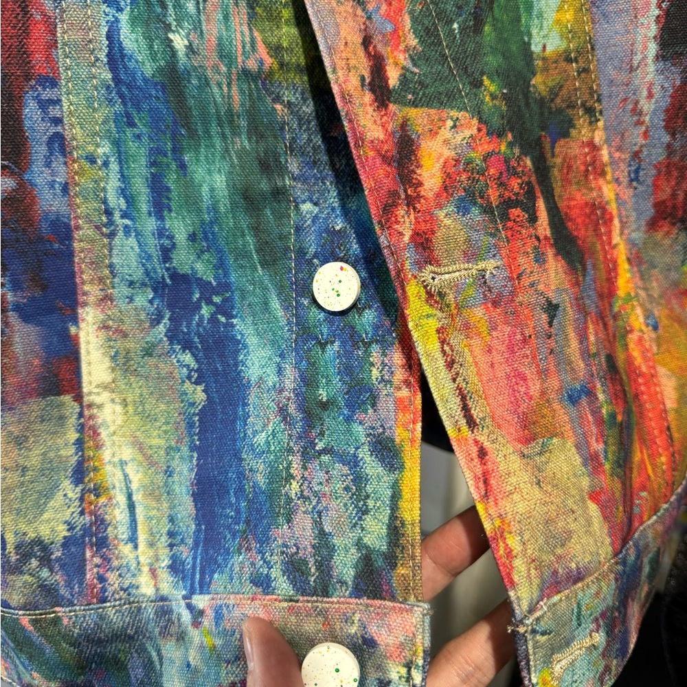 Paint-Splatter Jacket - Multicolor - Picture 3 of 5